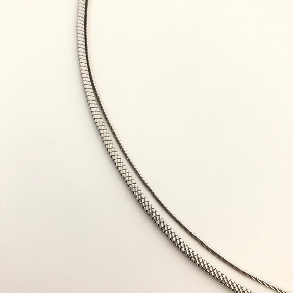 NWT Nordstrom Double Chain Necklace - Picture 3 of 8